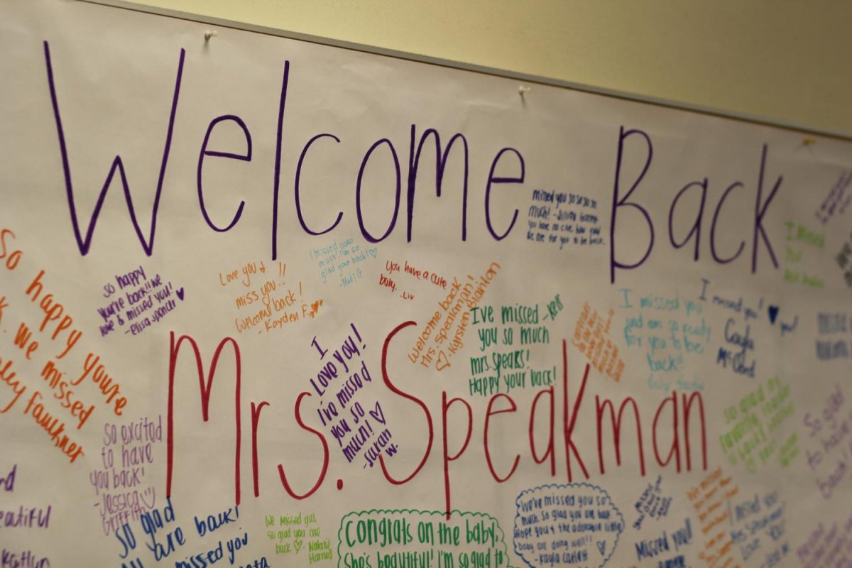 Mrs.Speakman Returns From Maternity Leave