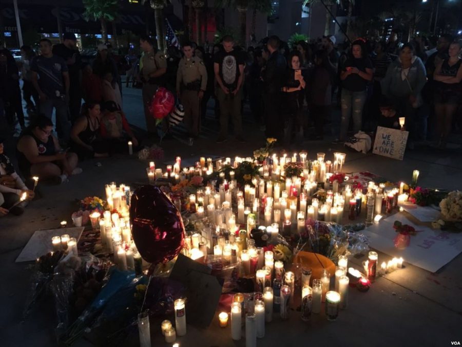 Las Vegas community gathers for the families and friends who have lost their loved ones.