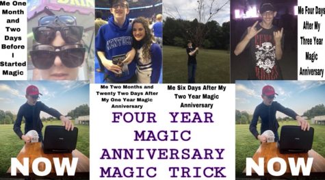 Junior Brodie Curtsinger’s development from day one of magic to his four year magic anniversary. 