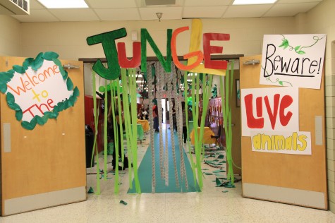 Last years theme wasn't  as exciting, as this year with the new jungle theme.