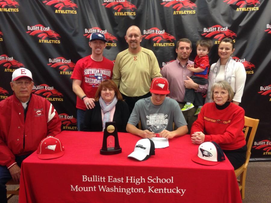 Jacob Bowles is signing to the University of Southern Indiana. Throughout his high school years, Bowles has worked hard to achieve his long term goal.