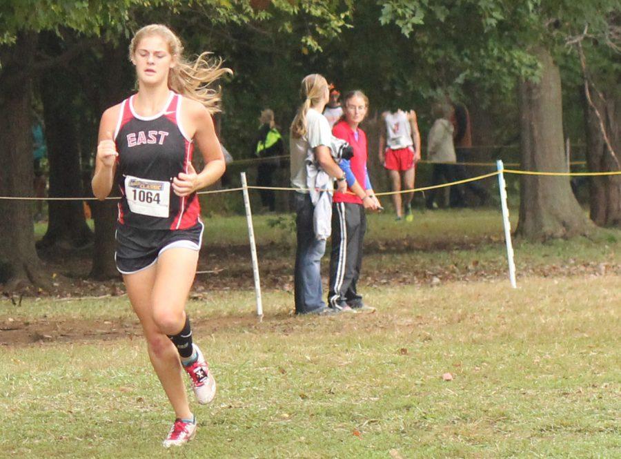 Spencer has been on the Xc team since freshman year. She continues to work hard on her times to improve her run.