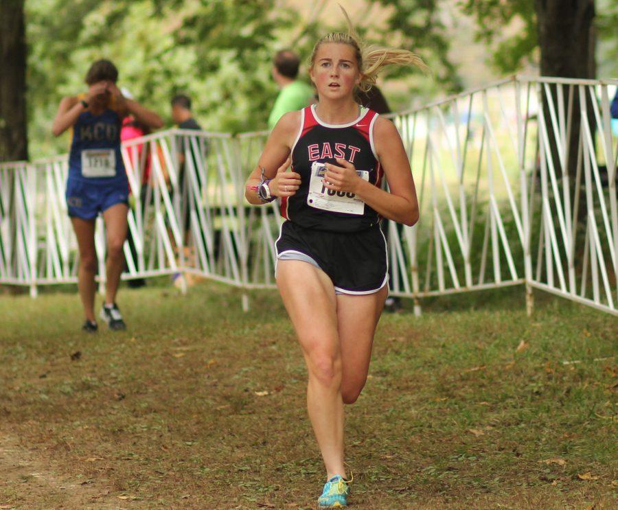 Meredith Thornsberry has been running for Bullitt East for most of her high school career. She is continuing to improve more and more each year. My personal goal for the season is to run a  twenty three minute 5k. For the team though, 
I really want us to make it to state, I really think we have a shot, said Thornsberry.