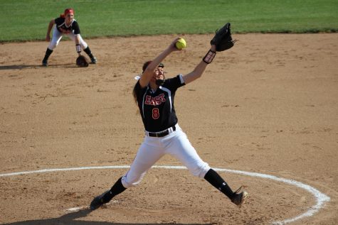 Pitcher Taylor Roby vs. Mercy in the district championship game. 