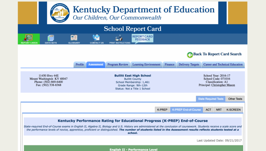 This+is+what+students+can+expect+to+see+when+visiting+the+Report+Card+feature+of+the+KDE%E2%80%99s+website.+Score+reports+for+the+previous+school+year%E2%80%99s+EOC%E2%80%99s+are+available+under+%E2%80%9CAssessment%2C%E2%80%9D+then+%E2%80%9CK-PREP+End-of-Course.%E2%80%9D