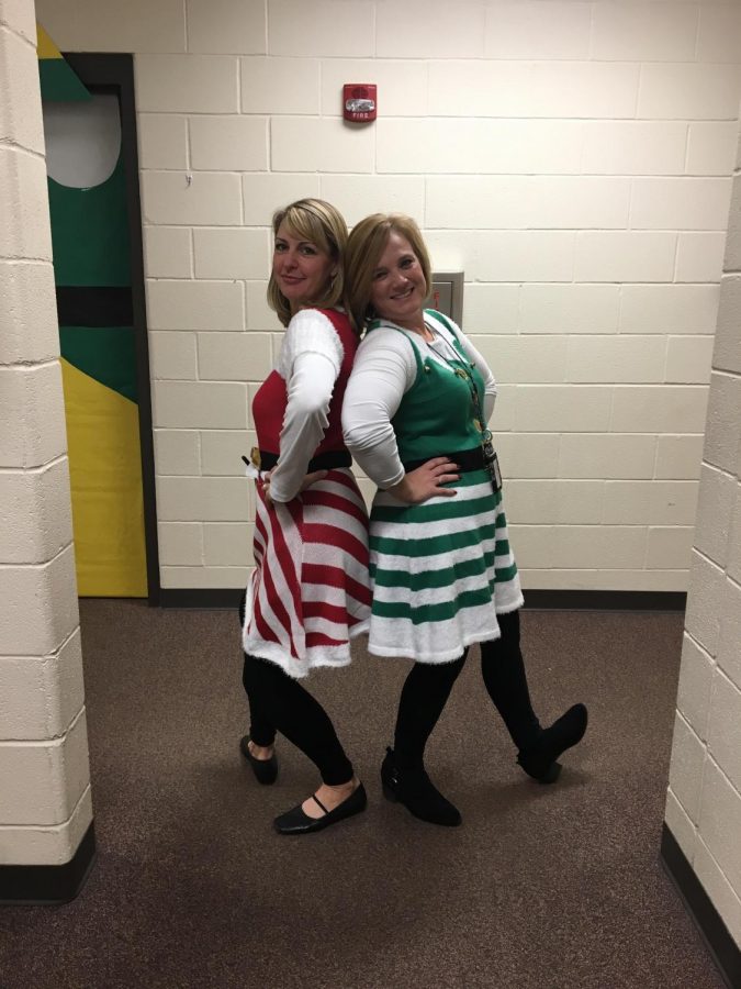 Charger staff getting into the Holiday spirit. 