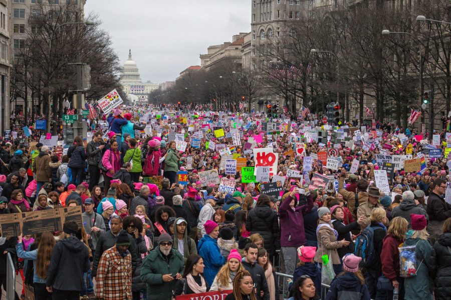 Marching for Women's rights