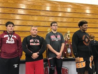 Noah Jewell received second place in the Gladiator Individual tournament over Christmas break. 