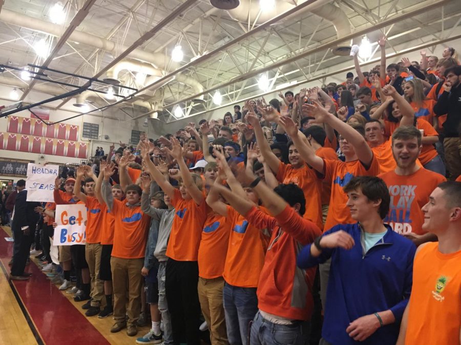 RedZone Rowdies during the BE vs. BC game Friday night. 