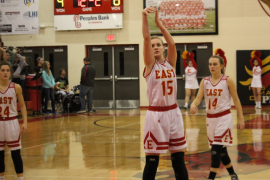 Taylor shooting foul shots