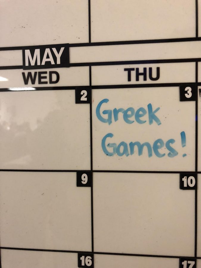 Charger nation is ready for the annual Greek Games on May 3.