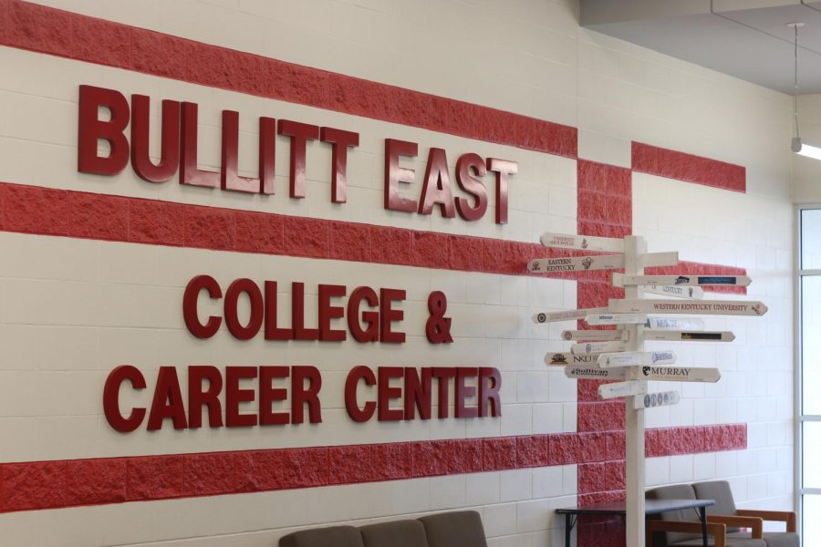 Bullitt East High school's college and career center, which holds many of the pathway classes that are offered. 