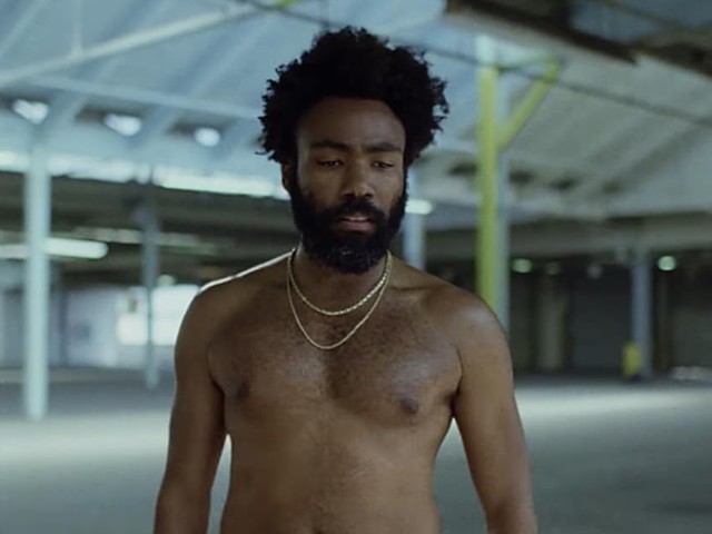 Still from Glovers music video for This is America.