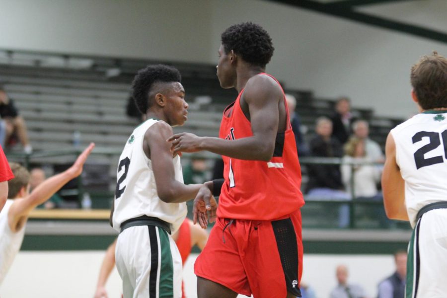 Montrell Page playing at Trinity High school on Nov. 27.