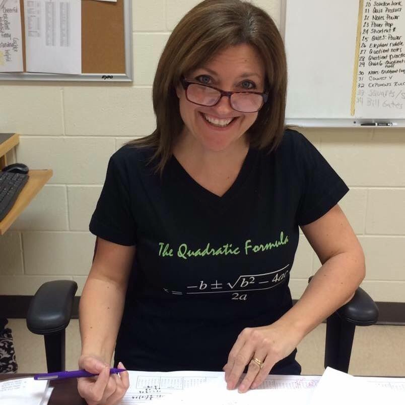 Cischke sitting in her last classroom that she will teach in. She has been teaching for 28 years at Bullitt East. “I’m going to miss being here, the students, and the staff, pretty much I’m mainly going to miss the people,” said Cischke. 