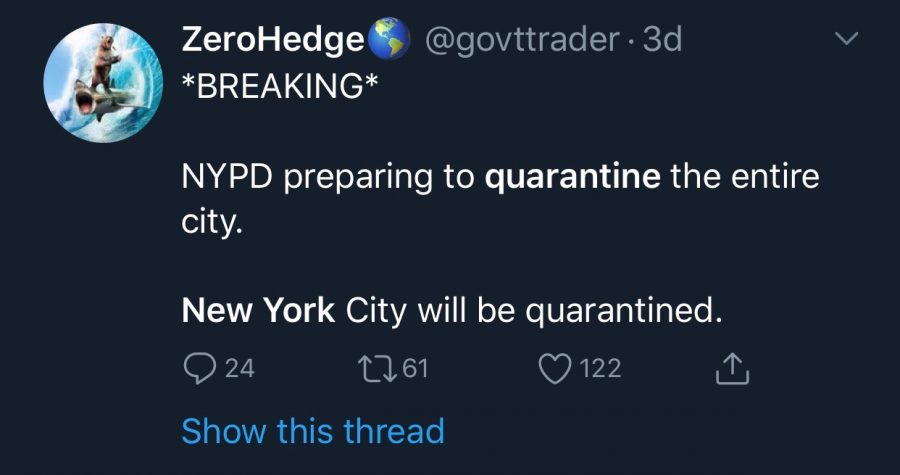 More Americans are getting in the habit of going straight to social media and sharing anything they hear, whether it actually be true or not. We can see this with the coronavirus going on, and an example is when a rumor started that New York City would go on a city-wide quarantine lockdown. After multiple people shared the information, officials had to come out and announce how the information was false. 