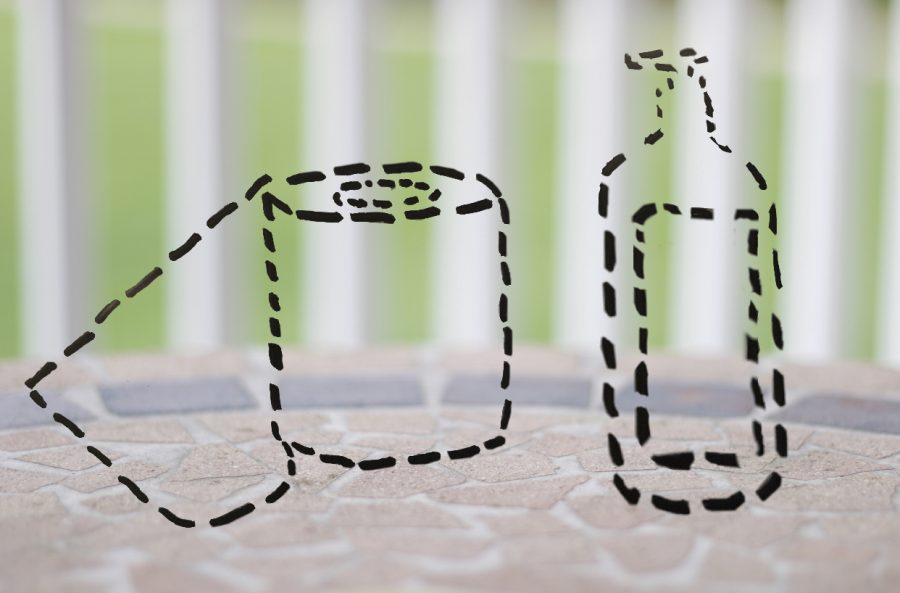 Outline of toilet paper, and hand sanitizer, sitting on top of table. There have been many item shortages, due to the coronavirus, the most noticeable of which is toilet paper, and hand sanitizer; those two objects are missing from the photo, but they just left their outline. “We believe that everyone deserves to have access to fresh, affordable food, and essentials, especially in times of uncertainty. That’s why our teams are working so hard to keep our stores clea, open, and stocked. As trucks and products come in we are stocking to the shelves, and filling what we have available to us,” said Mount Washington Kroger Store Manager Mike Brentzel, “We will continue to see low stock on some limited items, as long as the demand is high, and customers continue to change their lifestyles. My associates, and management team, will continue to deliver the safest shopping environment with stocked shelves for our customers.”