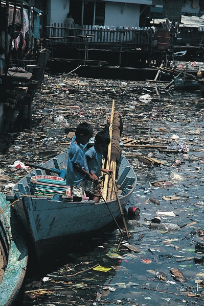 This is the water in Minamata Bay, Japan. The pollutants in water can be extremely harmful to society, even ones the ones you cant see.