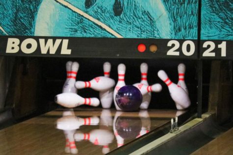 Bowling ball going into the pins under the numbers: 2021. The 2021 season for this year’s bowling team went pretty good, for senior Adam Young, in his opinion, for this being his last year on the team. “I’m going to miss competing in these kinds of tournaments, and playing with all these good kids. I'm going to miss the team I played with, and grew around. This team means a lot to me, and I'm happy I got to bowl with them, during my time on the team. I also want to thank coach Raley, for what he’s done for this team, and I want to thank him for being there, and just supporting us, along the way,” Young said.