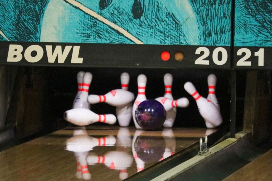 Bowling ball going into the pins under the numbers: 2021. The 2021 season for this year’s bowling team went pretty good, for senior Adam Young, in his opinion, for this being his last year on the team. “I’m going to miss competing in these kinds of tournaments, and playing with all these good kids. Im going to miss the team I played with, and grew around. This team means a lot to me, and Im happy I got to bowl with them, during my time on the team. I also want to thank coach Raley, for what he’s done for this team, and I want to thank him for being there, and just supporting us, along the way,” Young said.