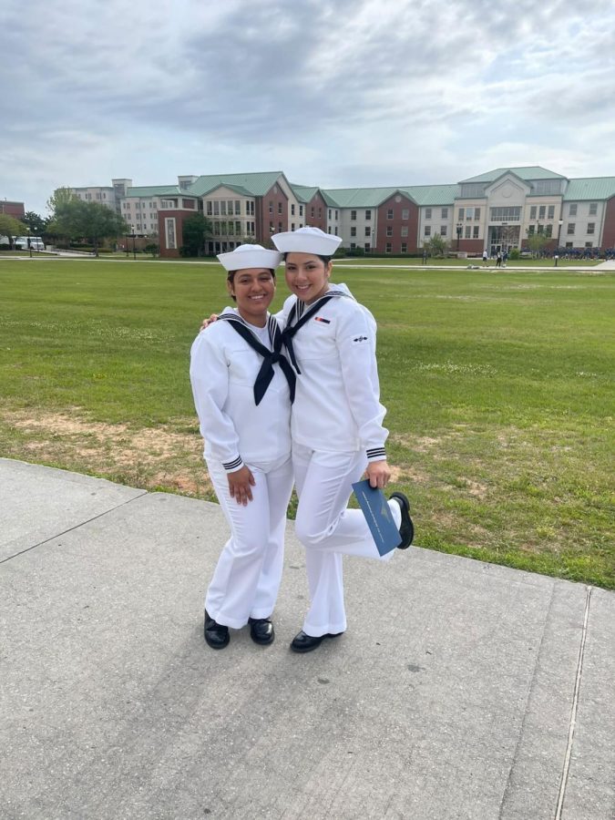 Ashley Reiter during her basic military training. 