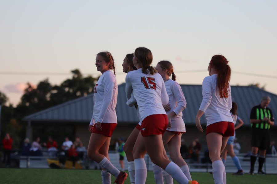 The team plays against Mercy at their second to last home game. They have been working hard on communication and taking shots at the goal. "We have improved a lot, we have a lot of young girls learning the intensity of varsity and as a team we have overcome conflicts and being able to understand each other." Davenport said. 