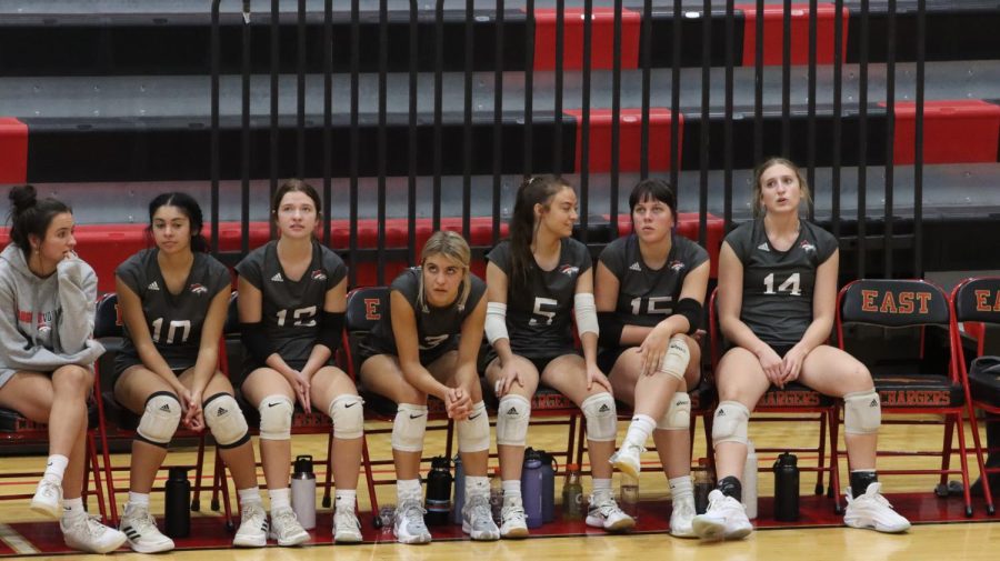 The bench at the game against Whitfield. It was a close game, but they ended up winning. "“I expected to be challenged by playing Whitfield, they are a good team. I expected to struggle a little, which we did, but I always feel like if we work hard we can beat any team we play,” senior Cara-Lynn McCord said.