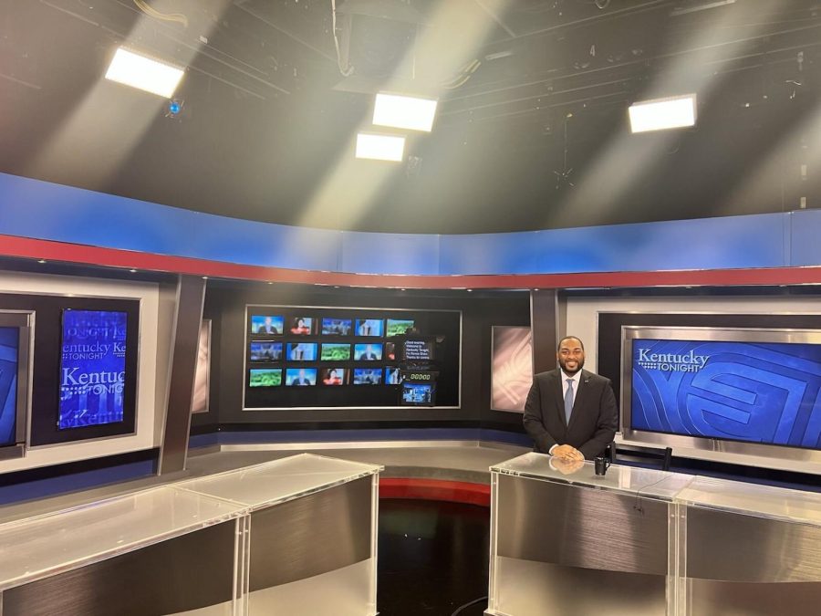 Democratic nominee Charles Booker sits for an anticipated debate with Senator Paul. Senator Paul was absent from the debate and received criticism from opposing sides. 