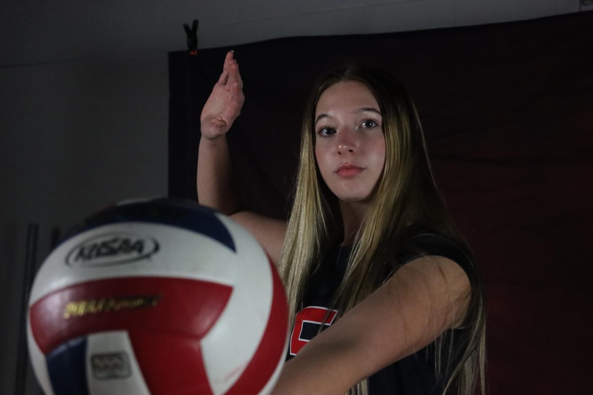 Kate Cissel is a senior on the volleyball team. She has been playing since the 5th grade. "We haven't really where we are from not putting in work," Cissel said. 