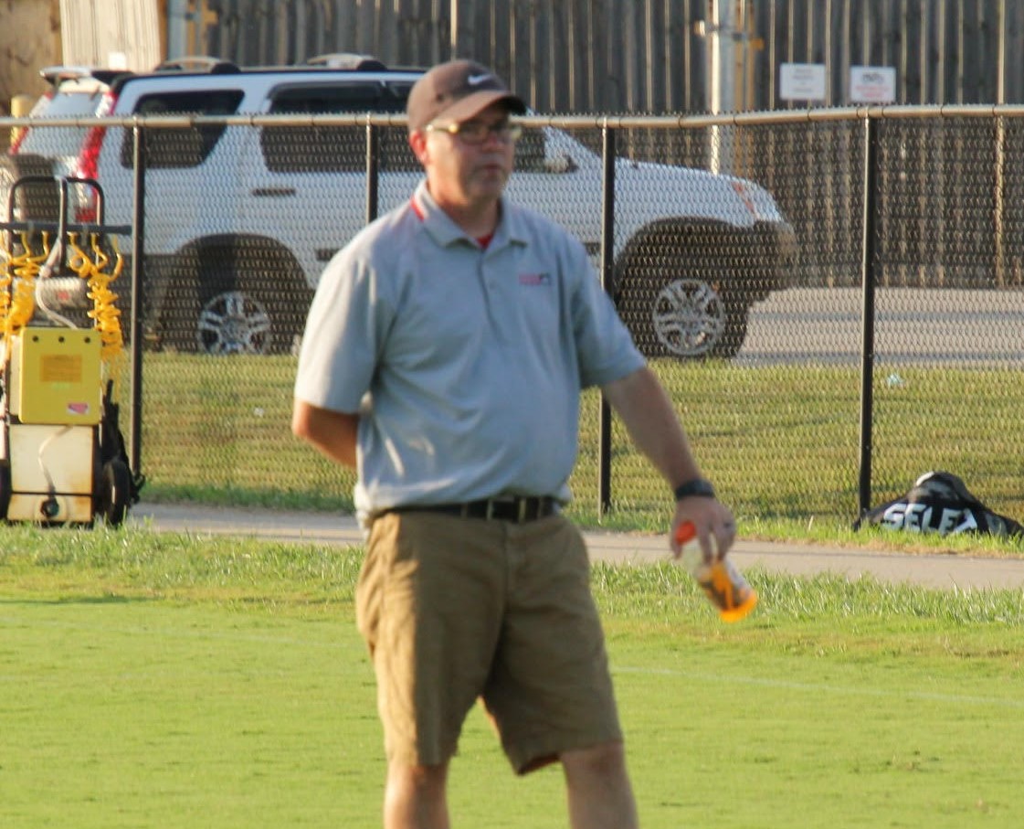 Michael Brangers during his time as Bullitt East's soccer coach. 